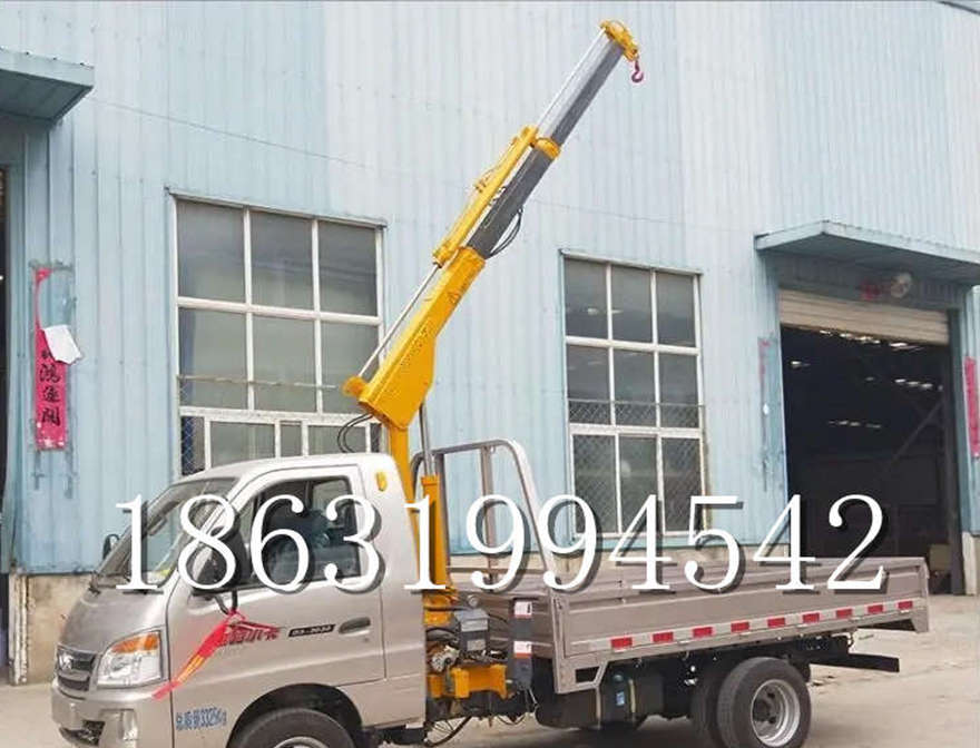 安国市车载吊机移动车载吊机3吨移动车载吊机货车轻卡小型履带吊